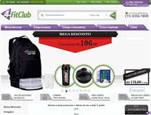 Tablet Screenshot of 4fitclub.com.br